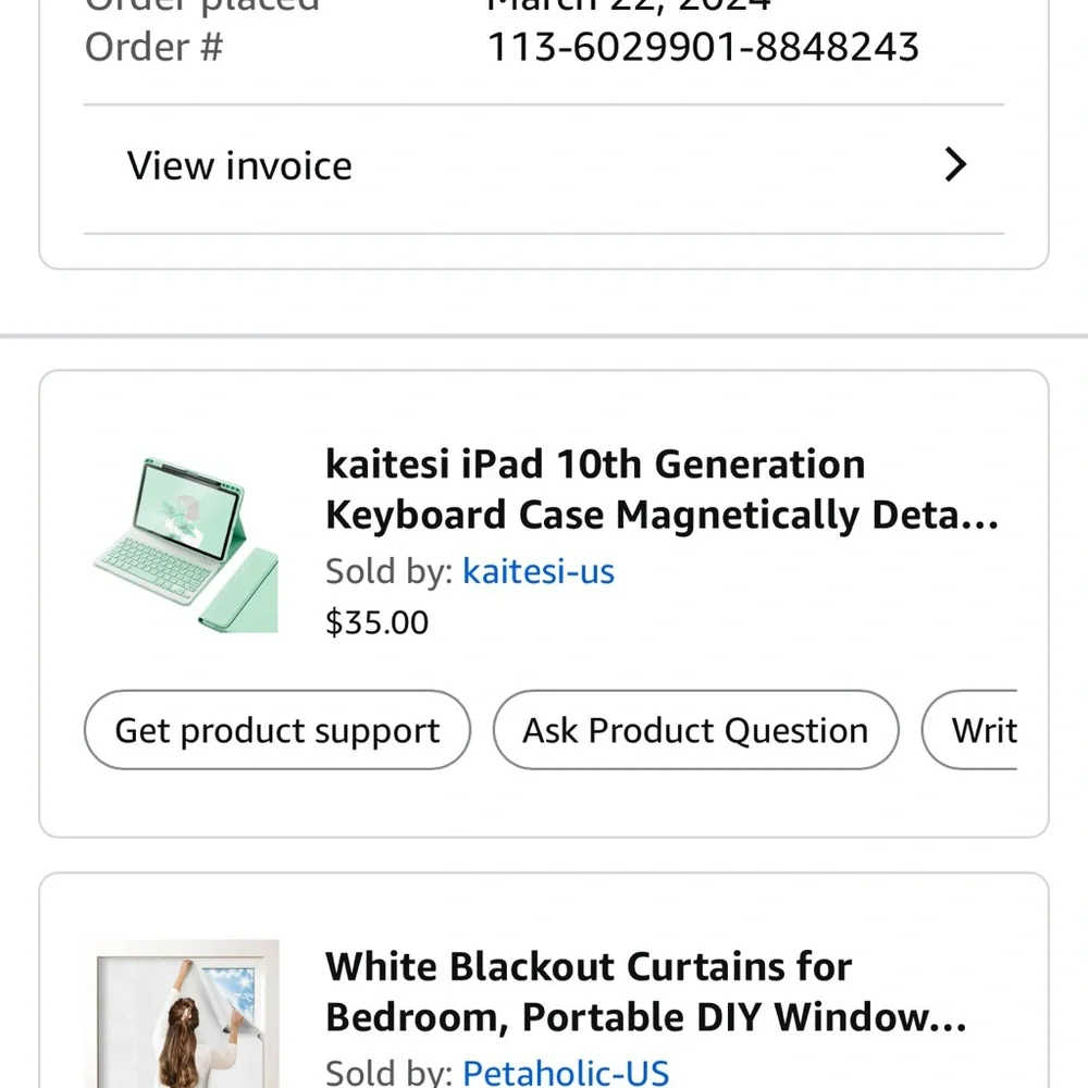 Kaitesi Mint Green iPad Keyboard Case